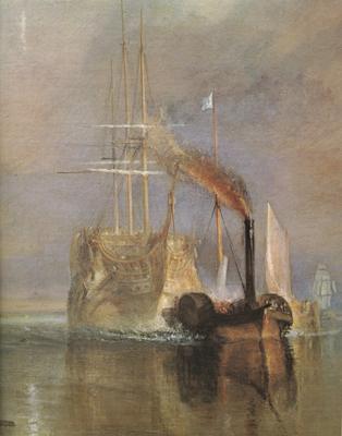 Joseph Mallord William Turner The Righting (Temeraire),tugged to her last berth to be broken up (mk31) oil painting picture